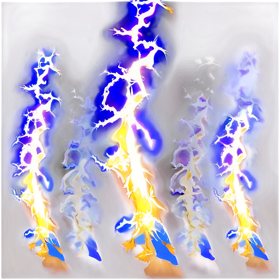 Abstract Yellow Lightning Png Uar