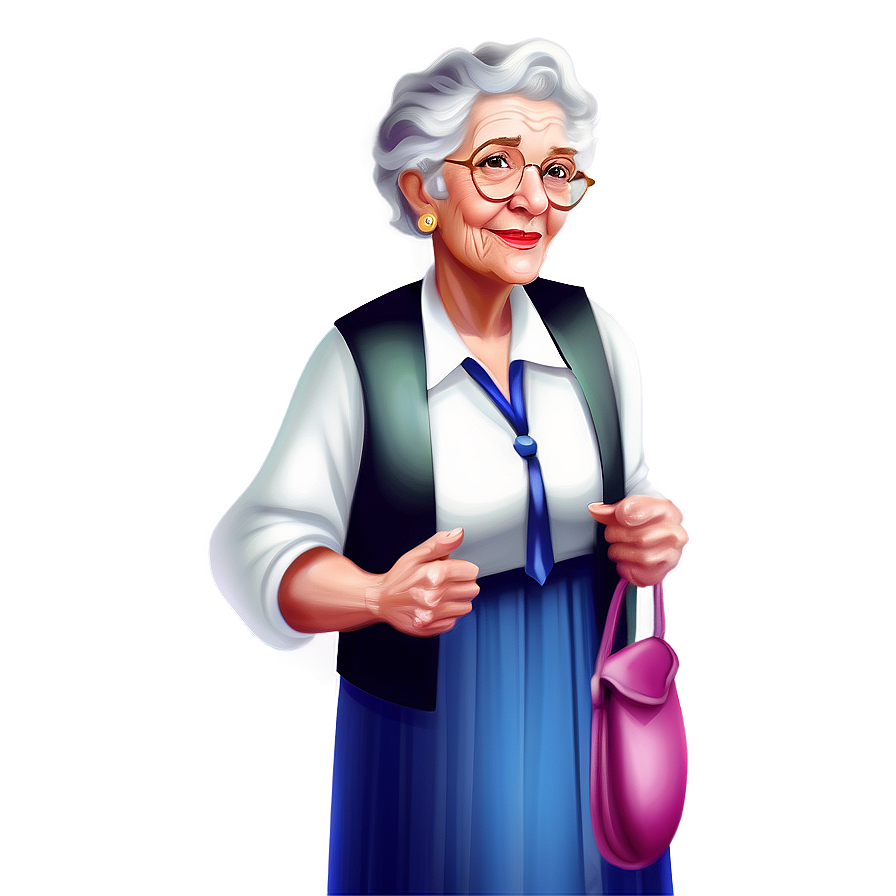 Abuela Illustration Png 14