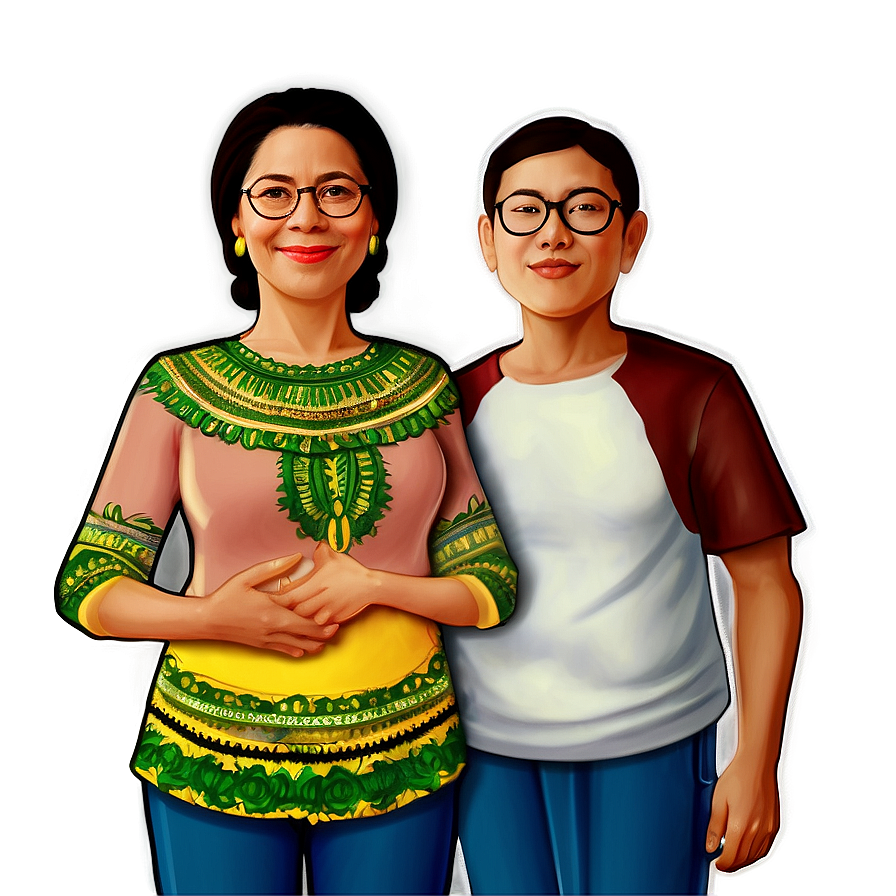 Abuela's Family Portrait Png 06292024