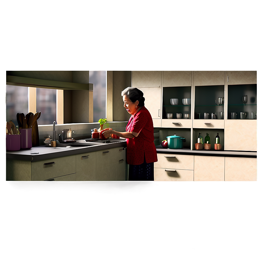 Abuela's Kitchen Scene Png Ren12