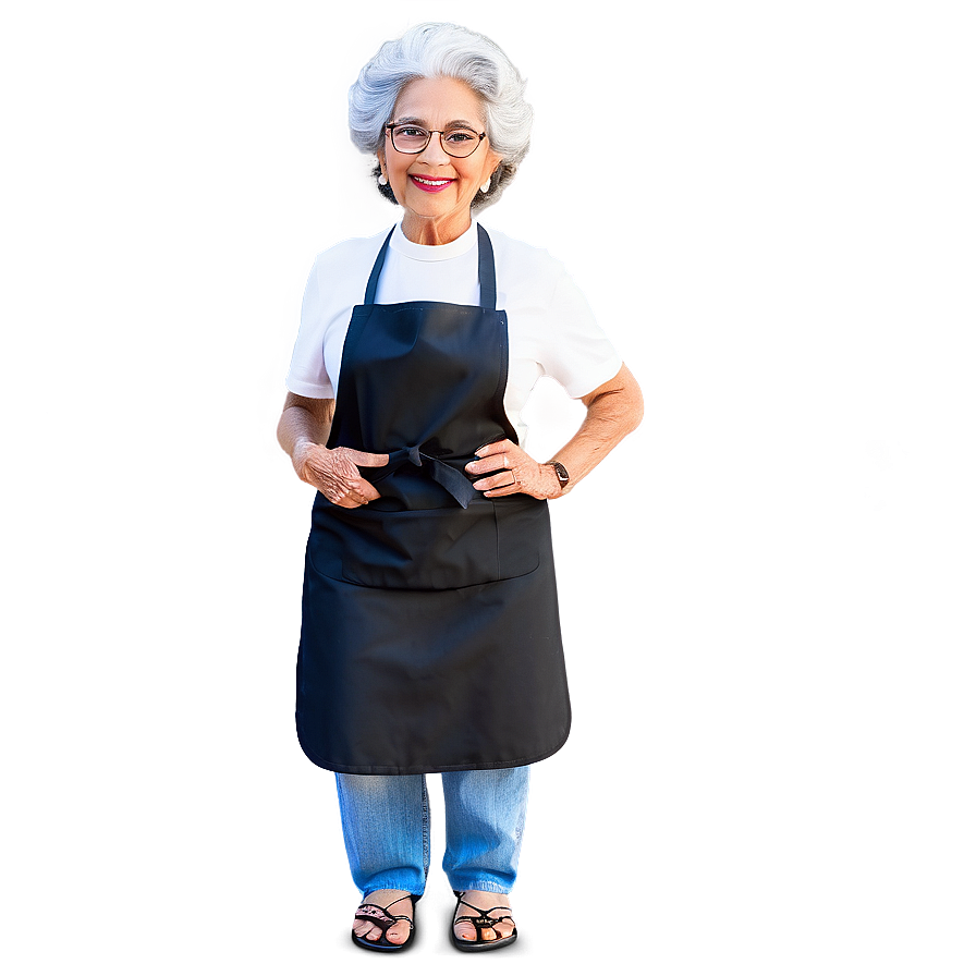 Abuela With Apron Png 06292024