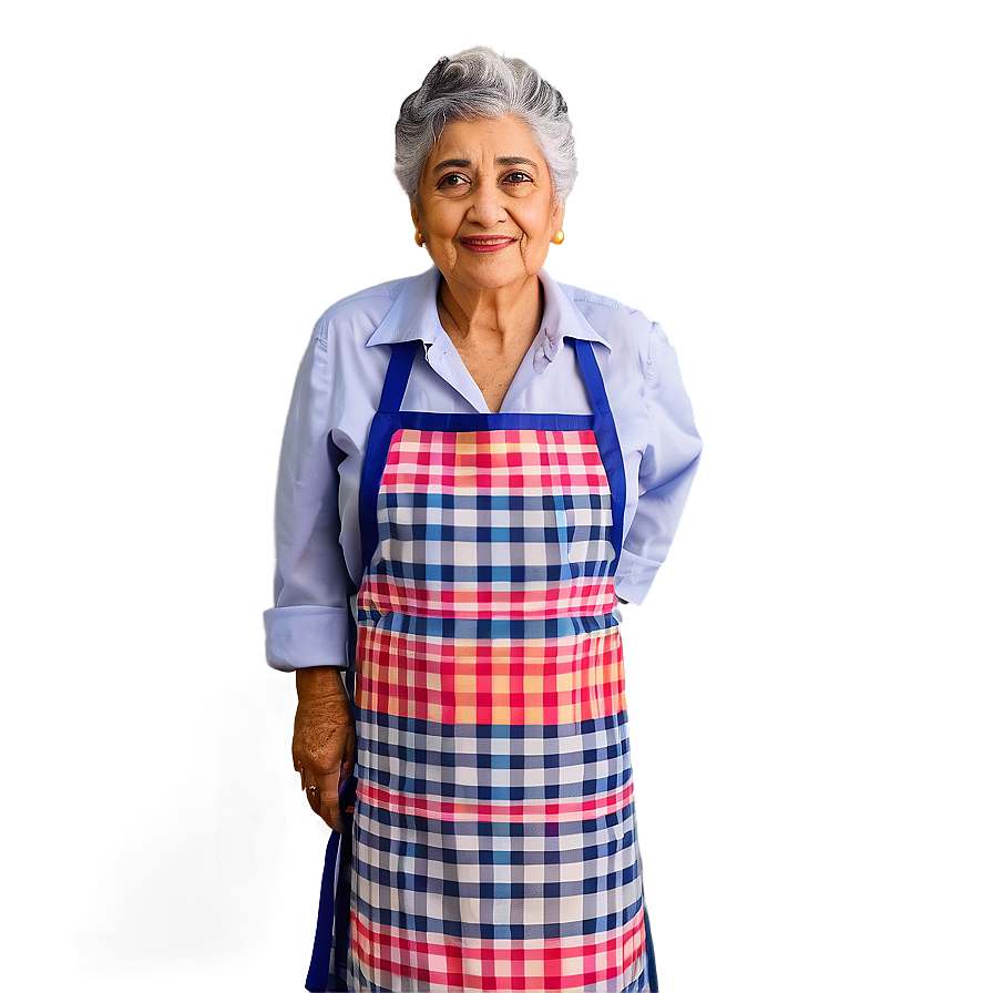 Abuela With Apron Png Cls