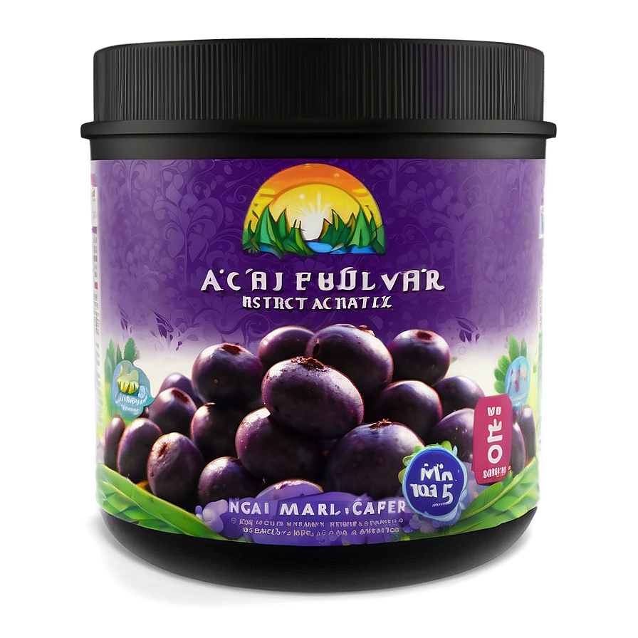 Acai Powder Mix Png 06252024