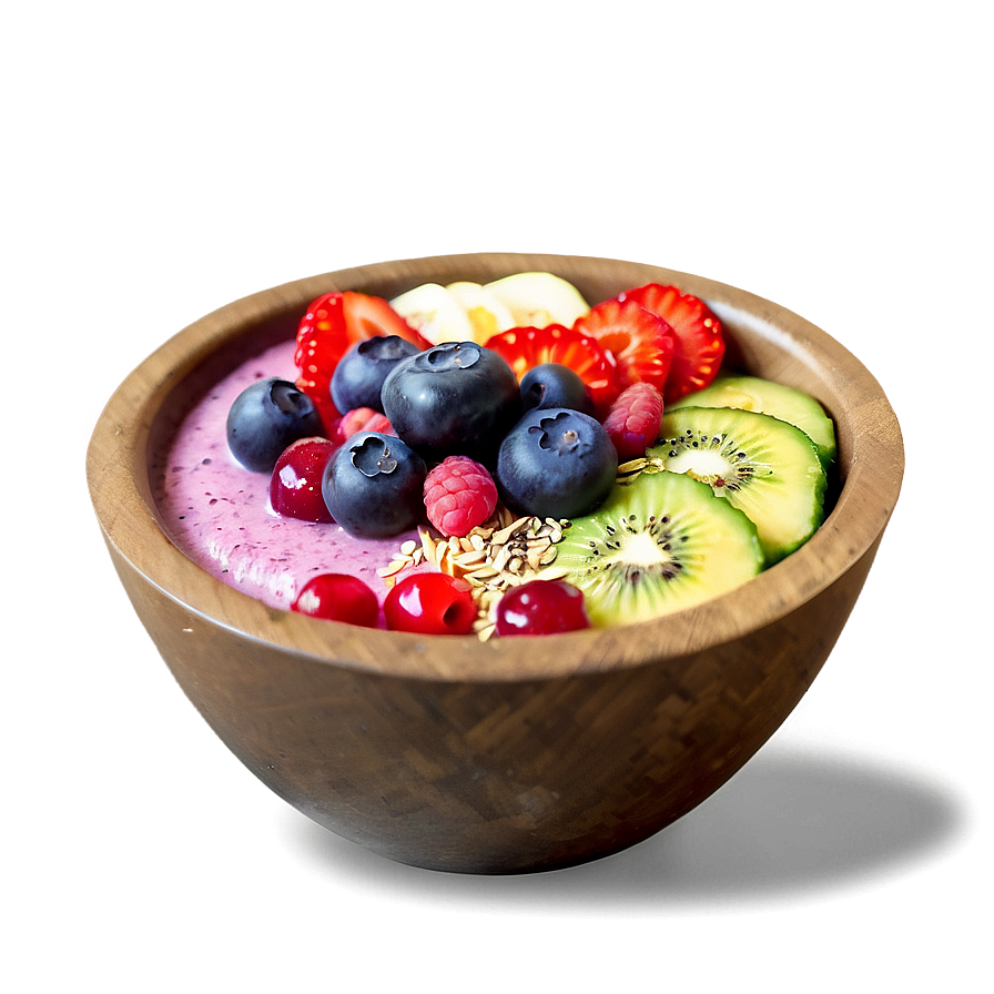 Acai Smoothie Bowl Decoration Png Fjy