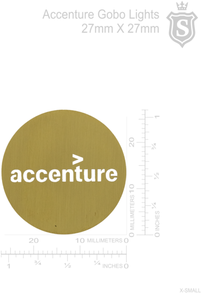 Accenture Gobo Lights Design