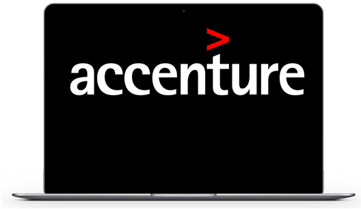 Accenture Logoon Laptop Screen