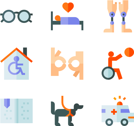 Accessibility Service Icons Set