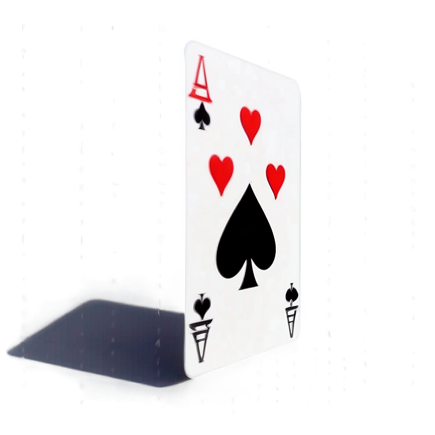 Ace Card In Shadow Png 83