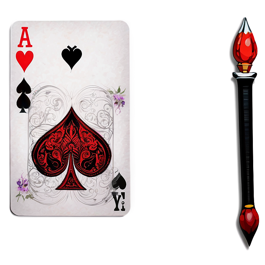 Ace Playing Card Art Png Uyb88