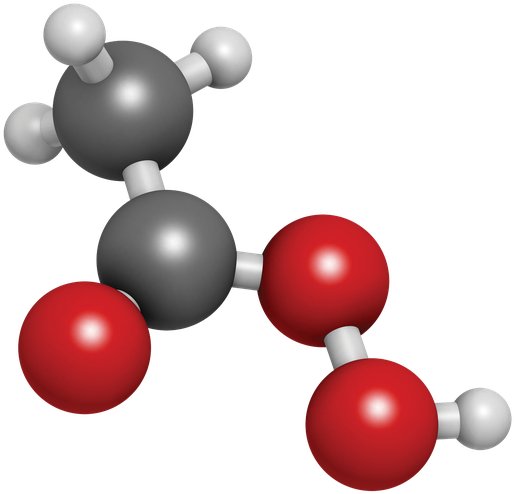 Acetic Acid Molecule3 D Model