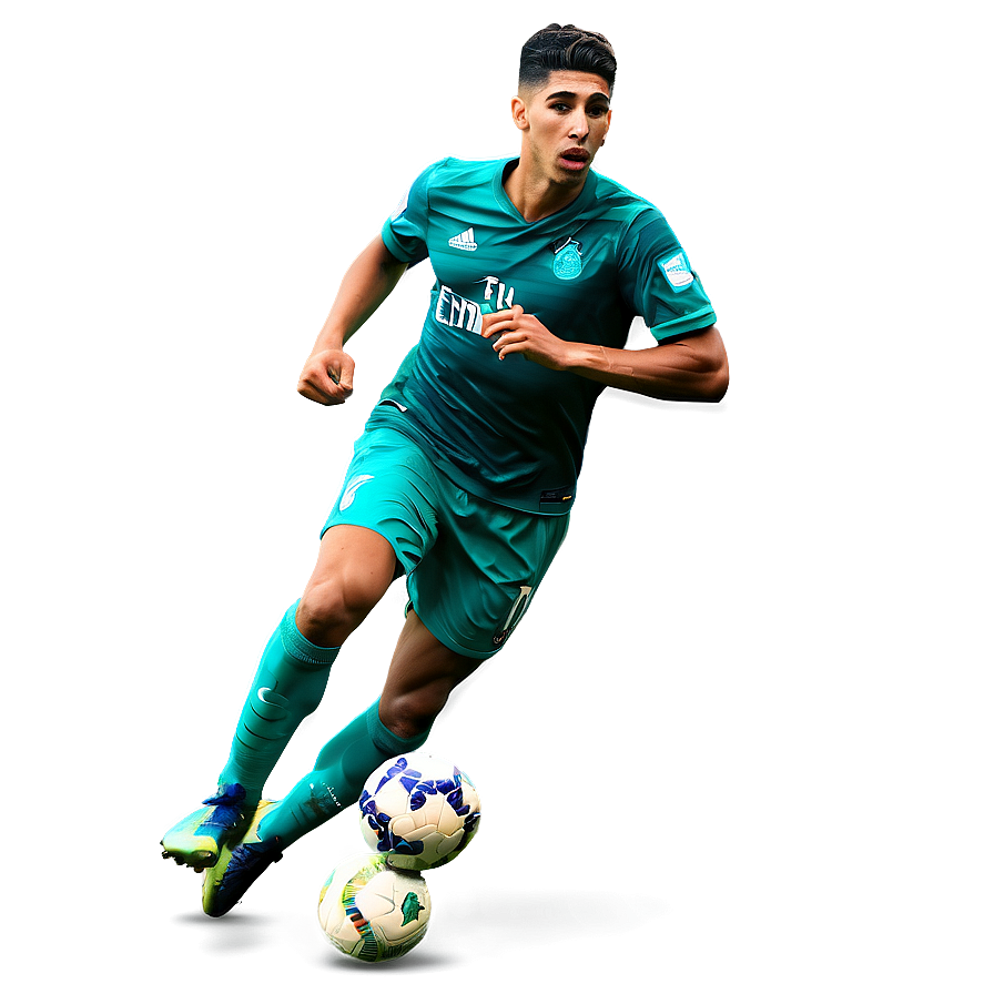 Achraf Hakimi Portrait Png 24