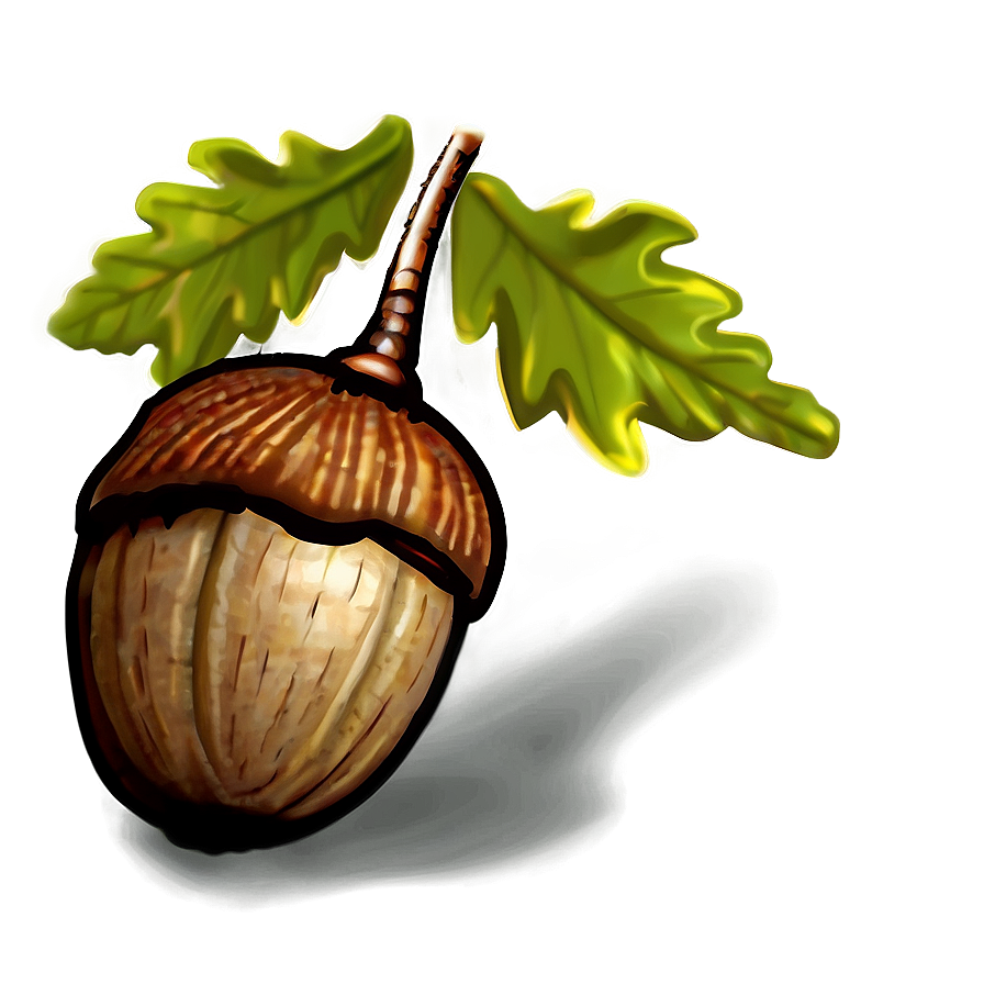 Acorn Illustration Png Peh7