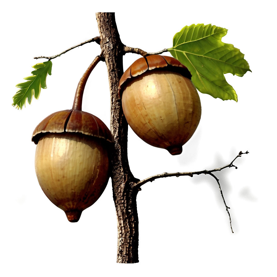 Acorn On Branch Png Pir