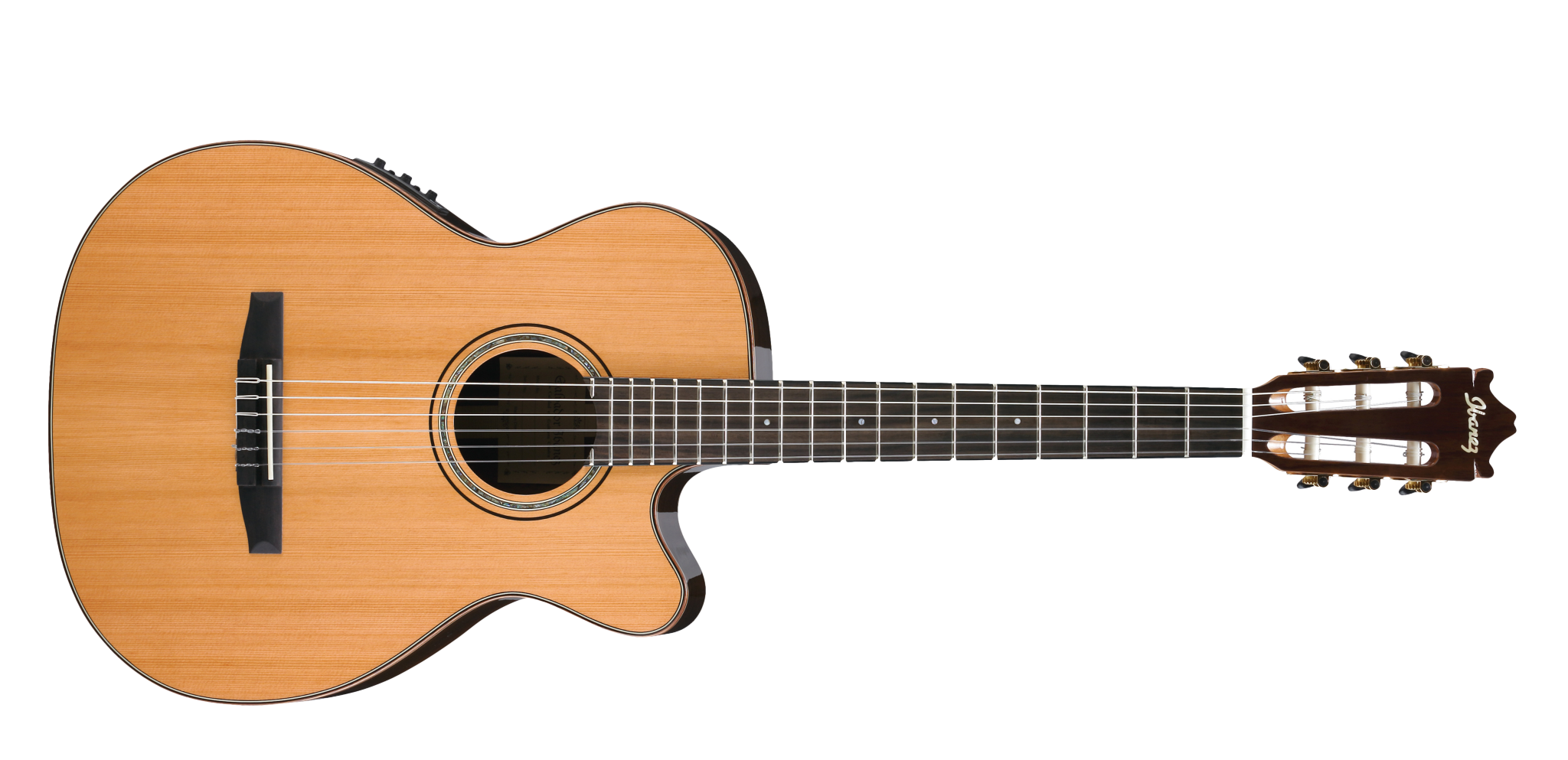 Acoustic Guitar Black Background