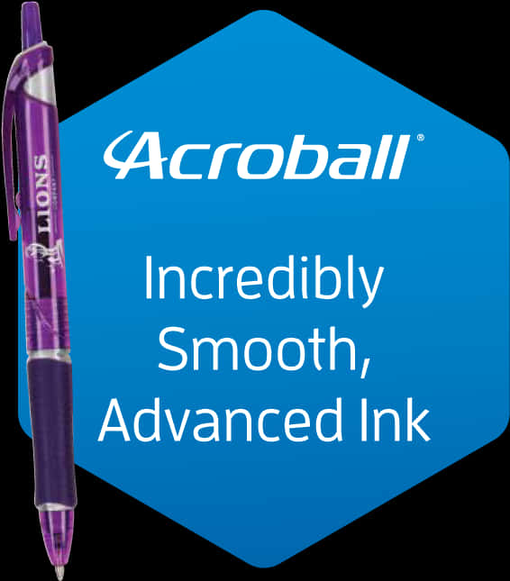 Acroball Advanced Ink Pen Advertisement