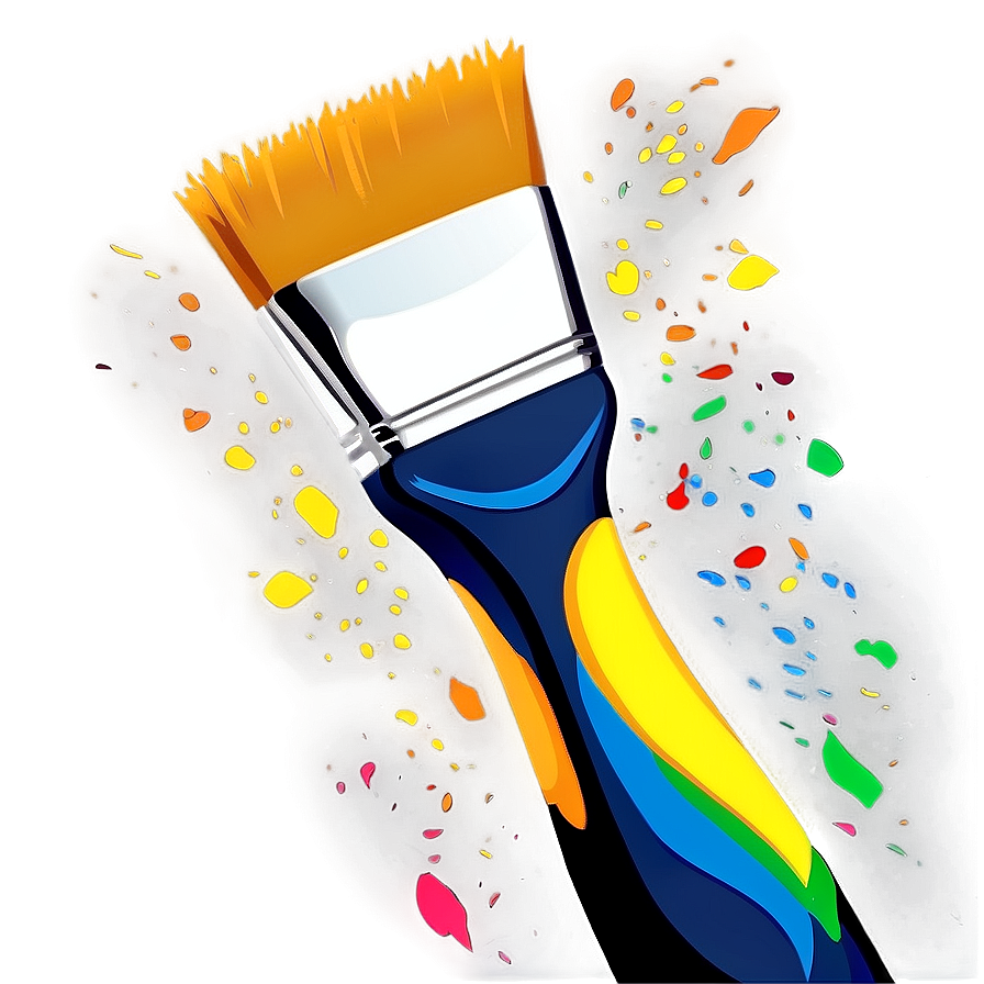 Acrylic Paint Brush Png Cky60