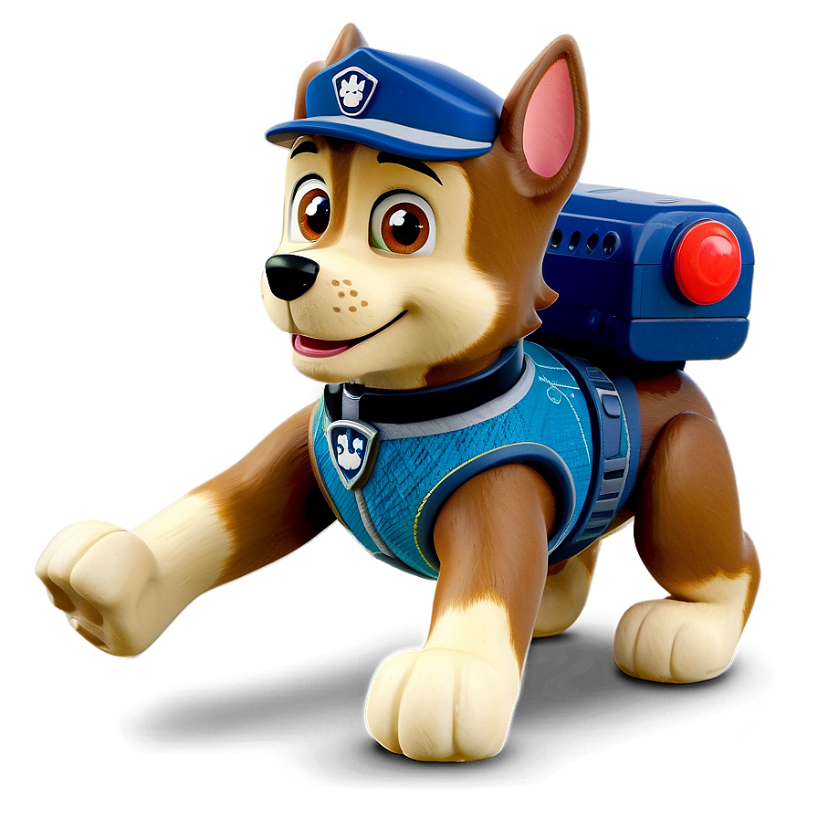 Action Figure Chase Paw Patrol Png 63