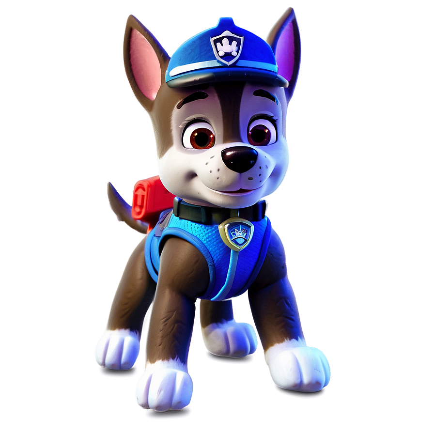 Action Figure Chase Paw Patrol Png Jsc