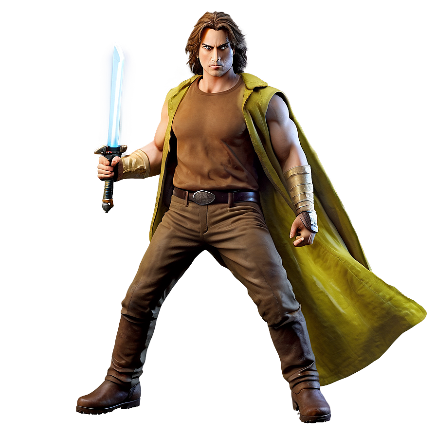 Action Hero With Brown Hair Png 05252024