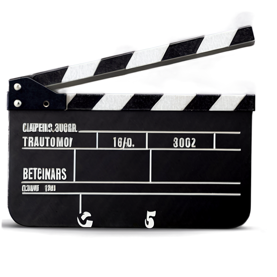 Action Movie Clapperboard Png 05232024