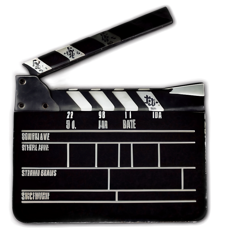 Action Movie Clapperboard Png 25