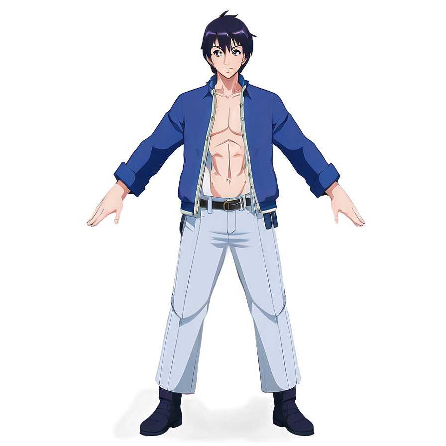 Action Pose Anime Character Png Owc