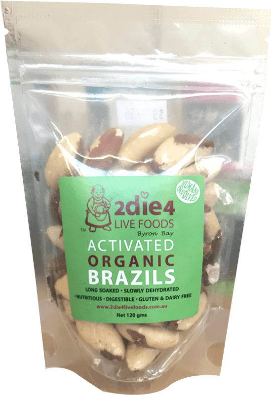 Activated Organic Brazil Nuts Packaging