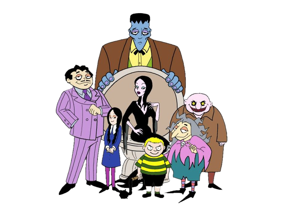 Addams Family Animated Characters