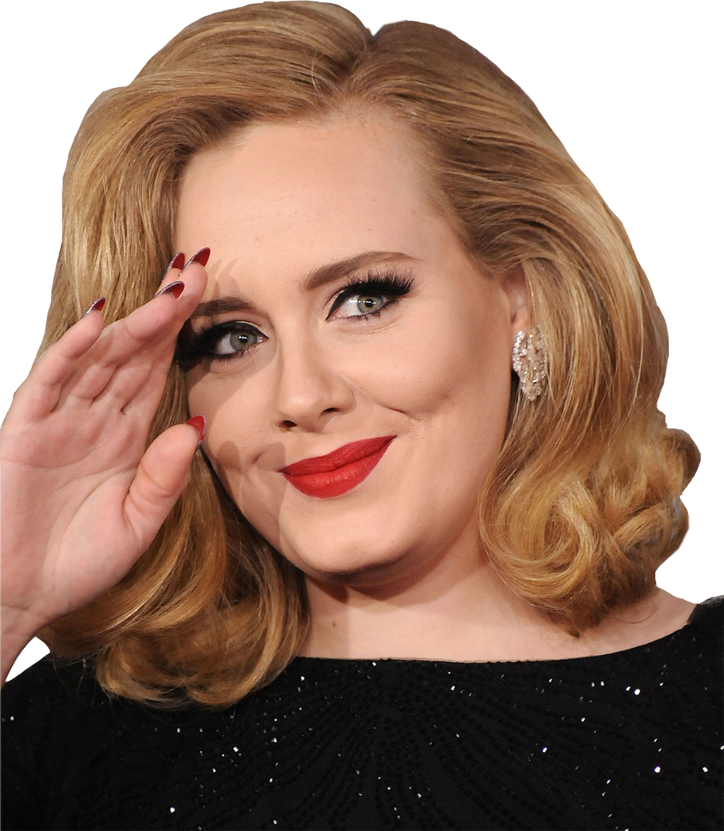 Adele Saluting Smile