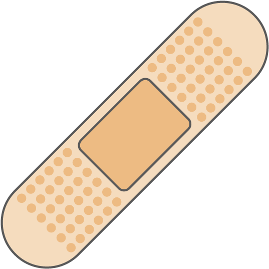 Adhesive Bandage Vector Illustration