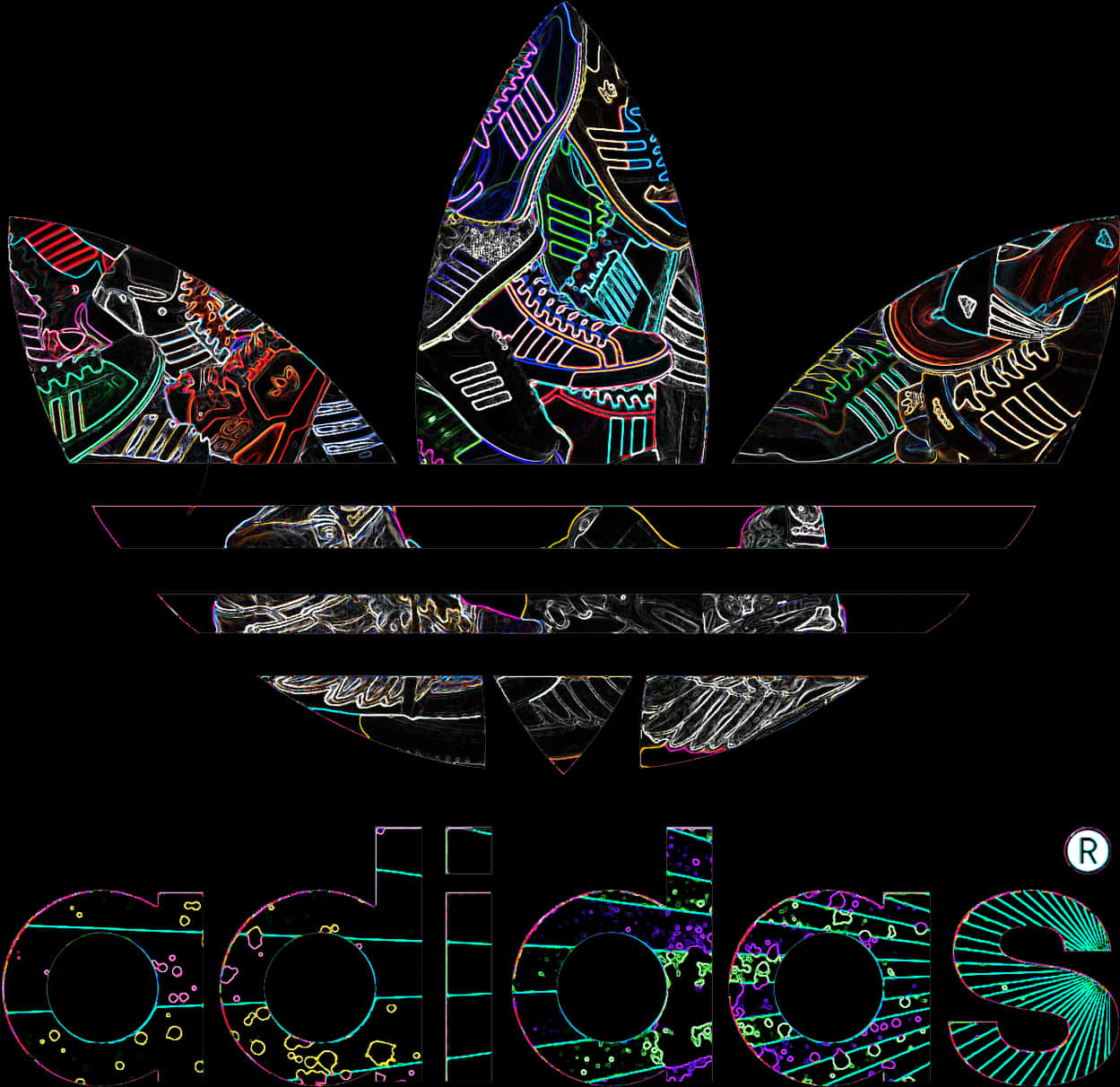 Adidas Logo Artistic Interpretation