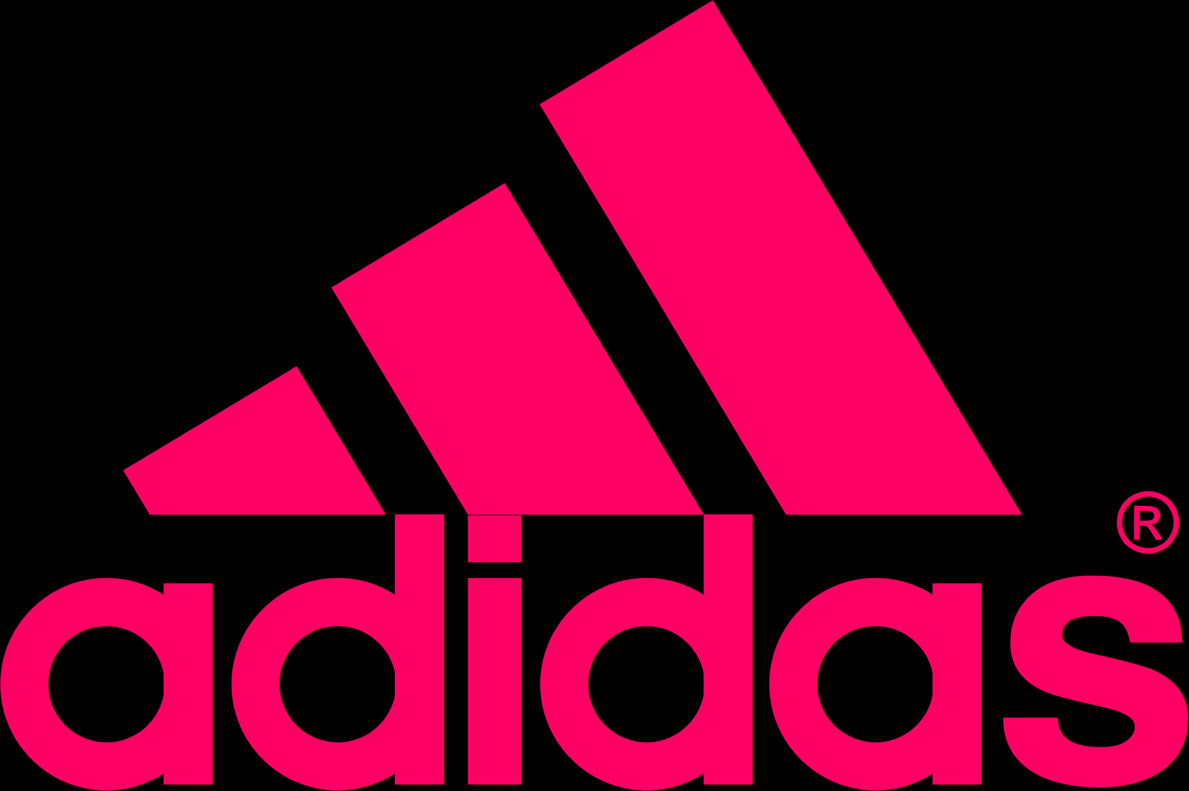 Adidas Logo Pinkand Black