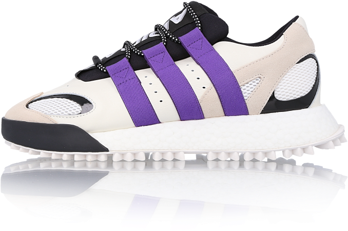 Adidas Purple Striped Sneaker