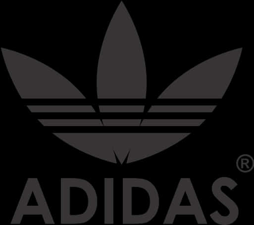 Adidas Trefoil Logo Black Background