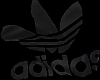 Adidas Trefoil Logo Black Background