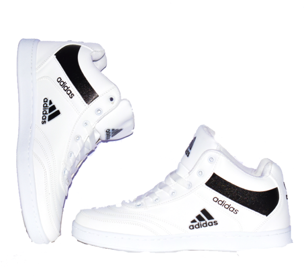Adidas White Sneakers Floating