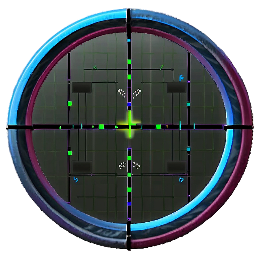 Adjustable Dot Crosshair Png Cha17