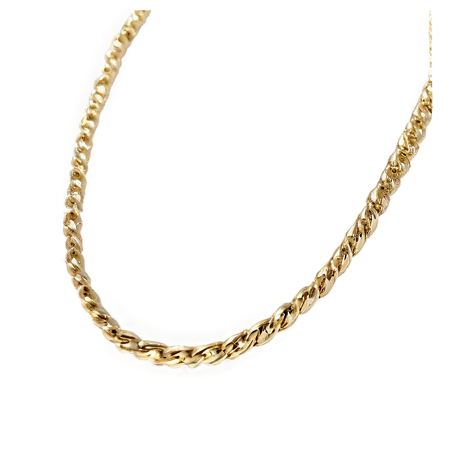 Adjustable Gold Chain Png 54