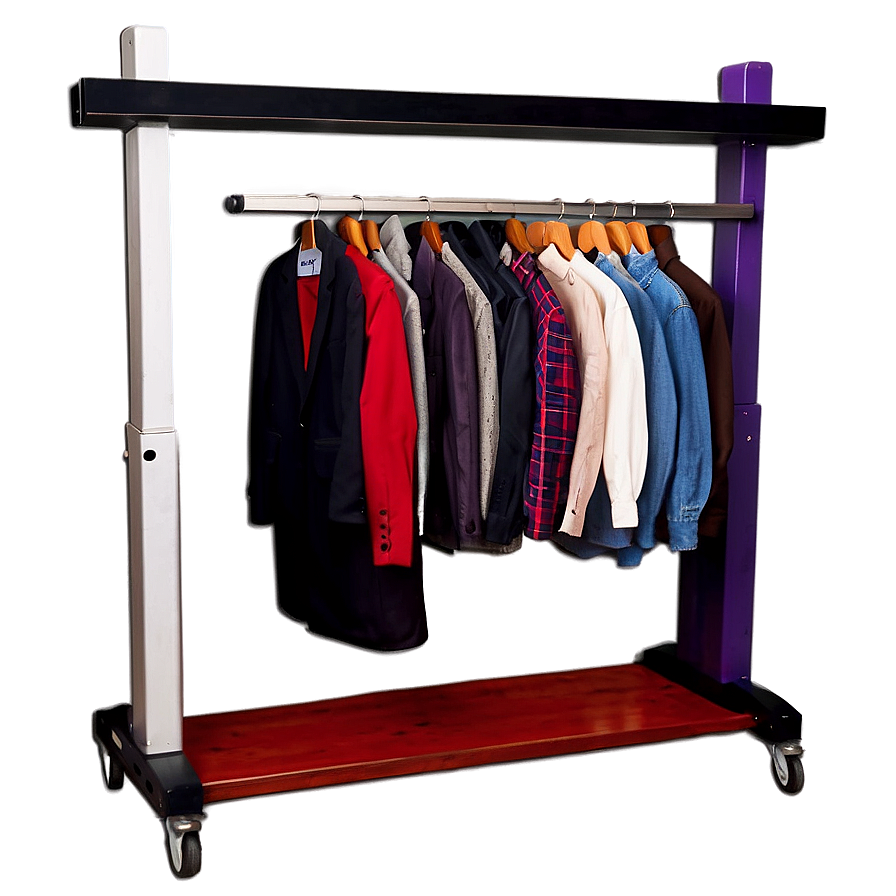 Adjustable Height Clothes Rack Png 20