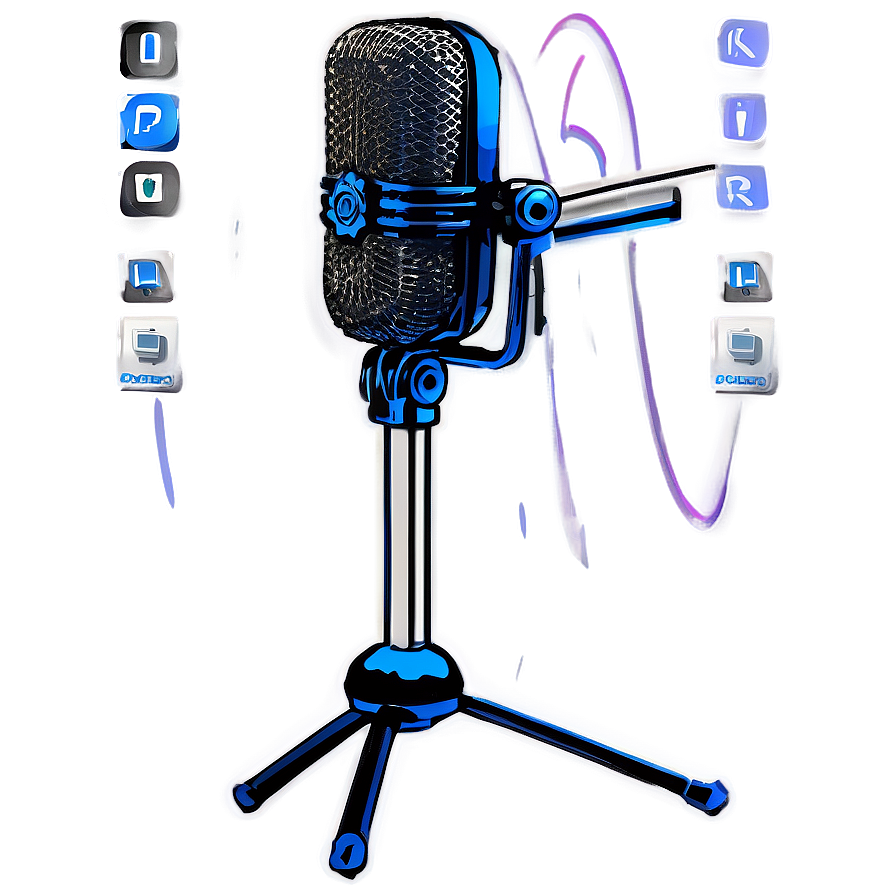 Adjustable Podcasting Mic Png Ktv13