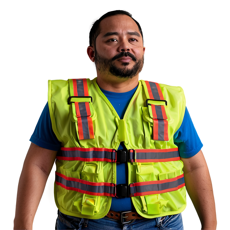 Adjustable Safety Vest Png Ojy23
