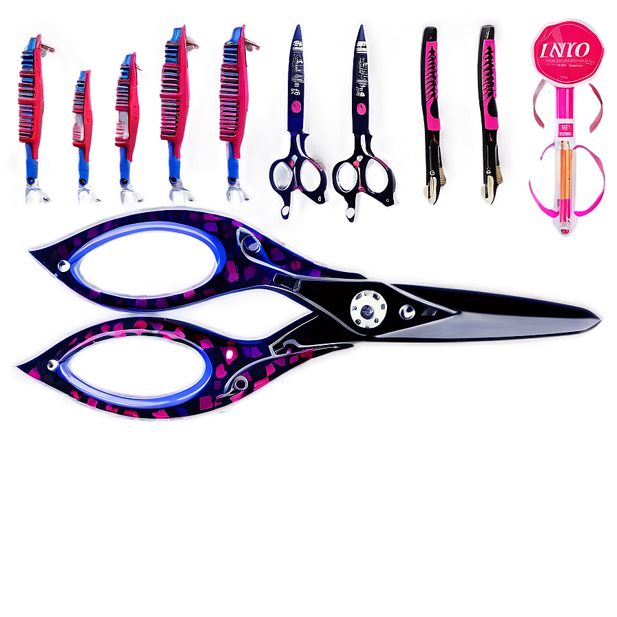 Adjustable Tension Hair Scissors Png Dea19