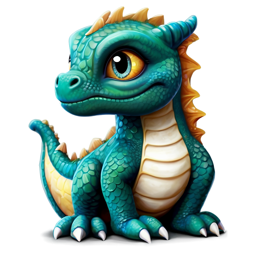 Adorable Baby Dragon Png 06262024