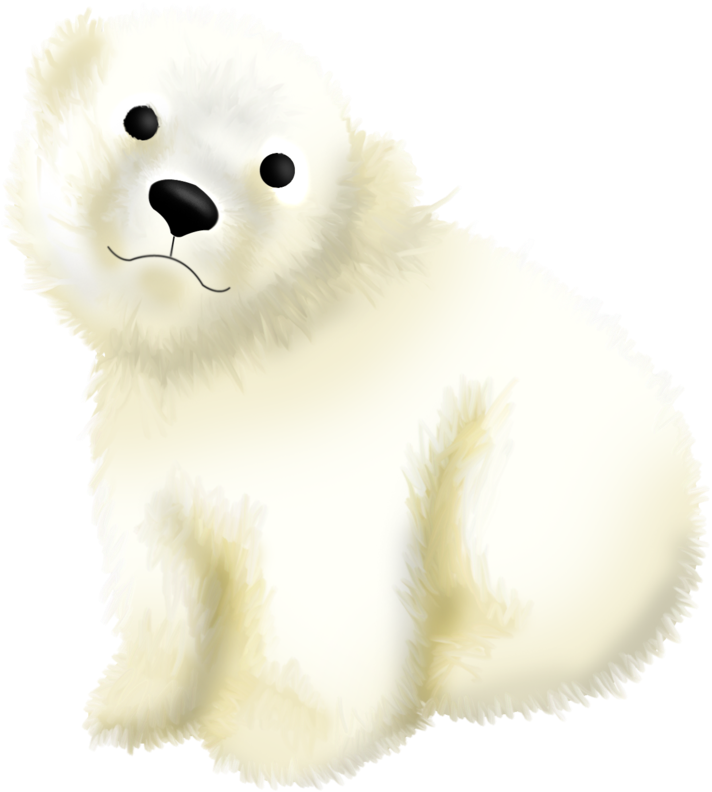 Adorable Baby Polar Bear Illustration