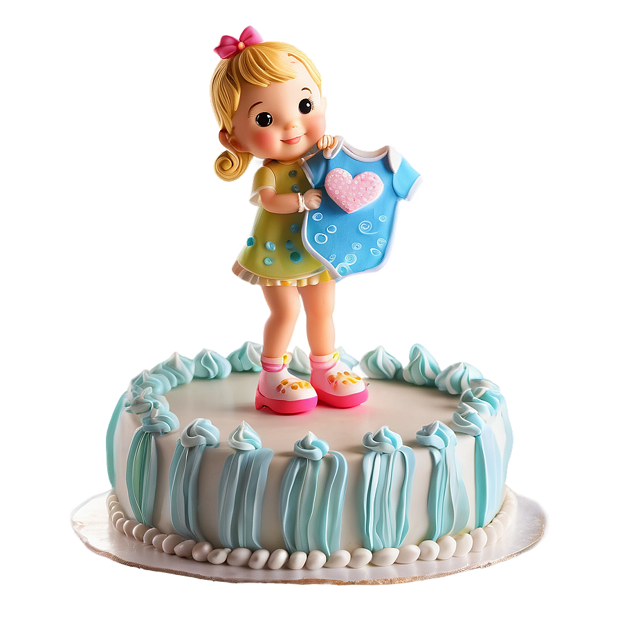 Adorable Baby Shower Cake Topper Png Kpb