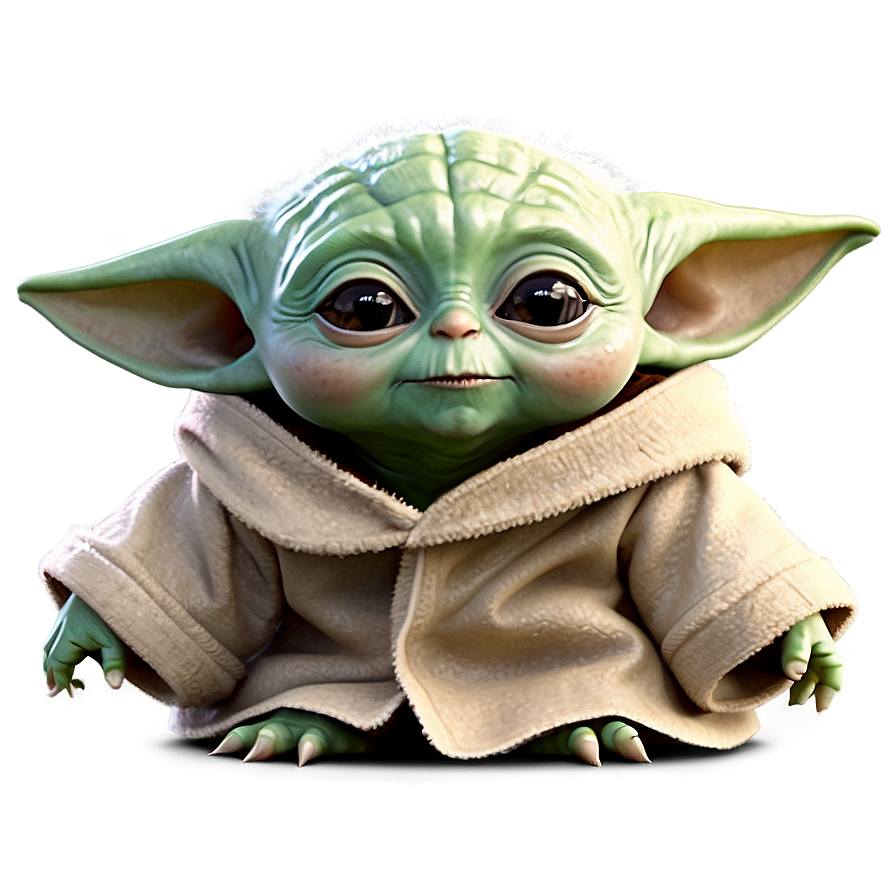 Adorable Baby Yoda Character Png Ock9