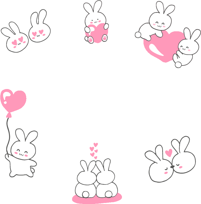 Adorable Bunny Love Pattern