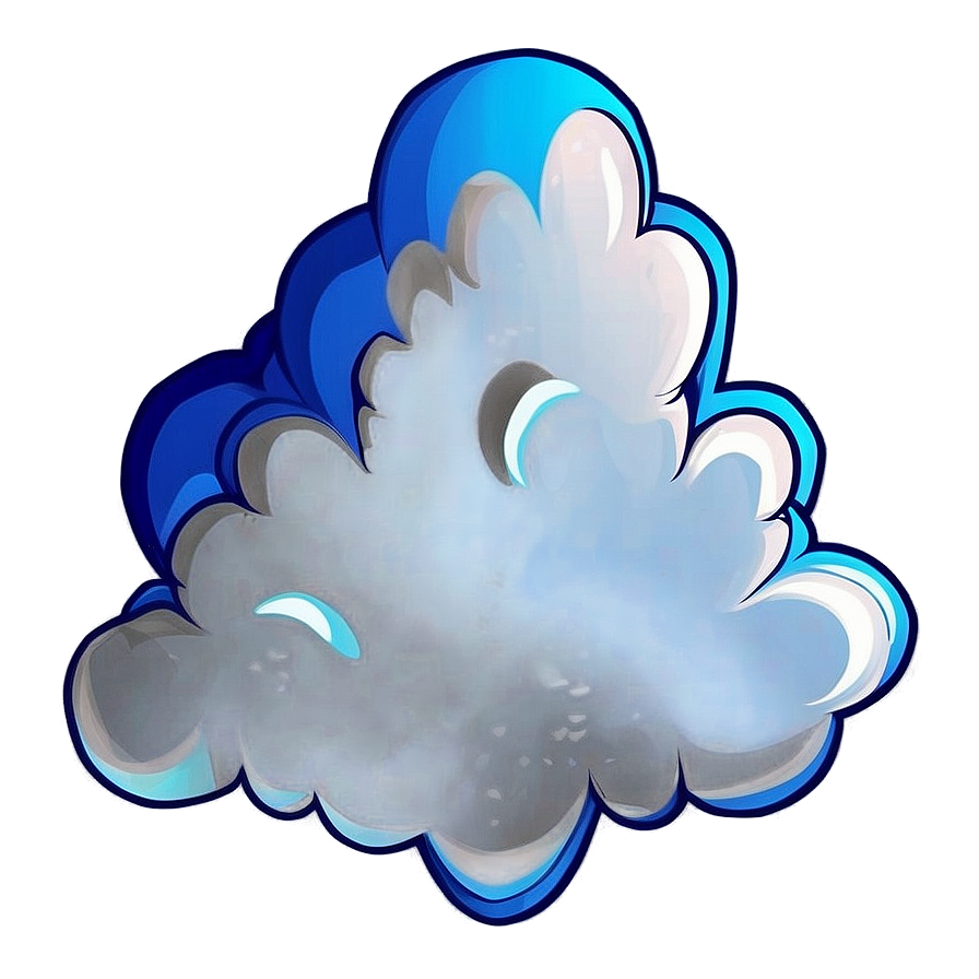 Adorable Cloud Illustration Png 84