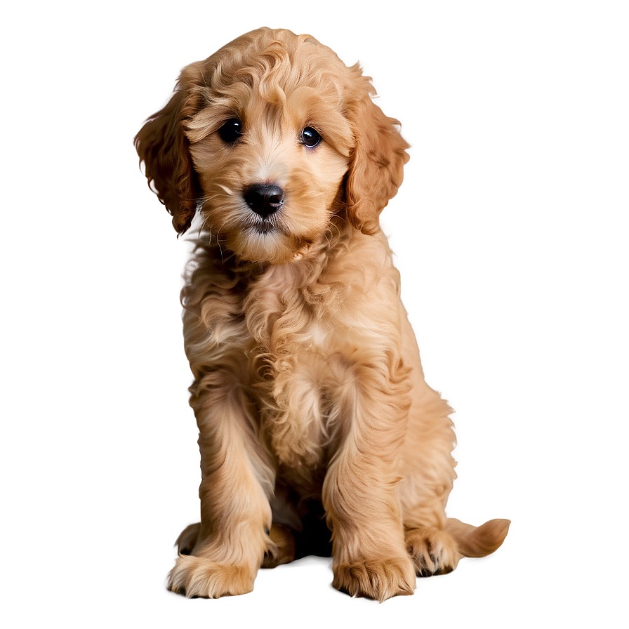 Adorable Goldendoodle Puppy Png Ulh9