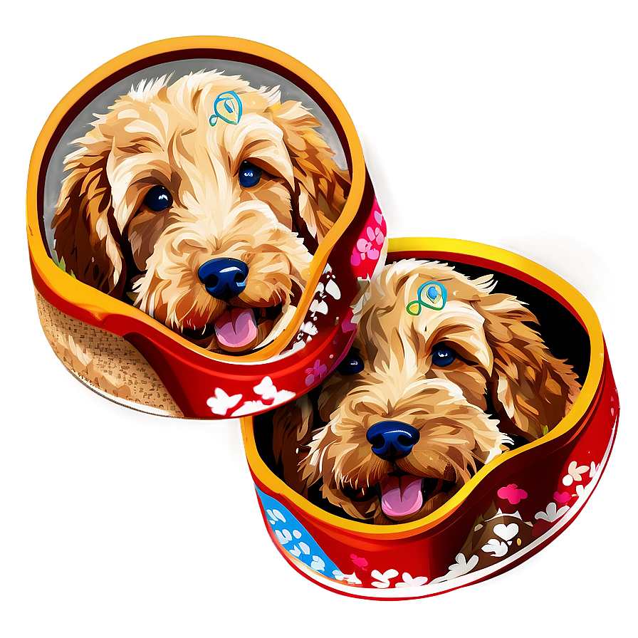 Adorable Goldendoodle Puppy Png Wyh